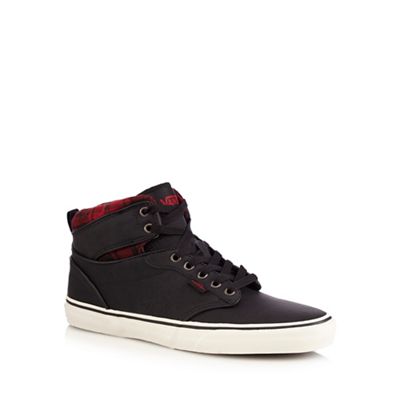 Black 'Atwood' high top lace up shoes
